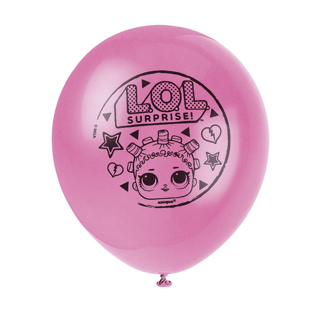 Lol Surprise Ballonnen 30cm 8st van Unique koop je bij Partywinkel