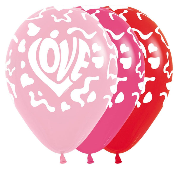 Love Ballonnen 30cm 25st van Sempertex koop je bij Partywinkel