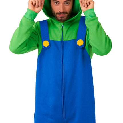 Luigi Onesie OppoSuits van OppoSuits koop je bij Partywinkel