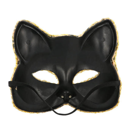 Luipaard Masker Goud van Boland koop je bij Partywinkel