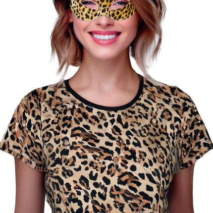 Luipaard Oogmasker van Fiestas Guirca koop je bij Partywinkel