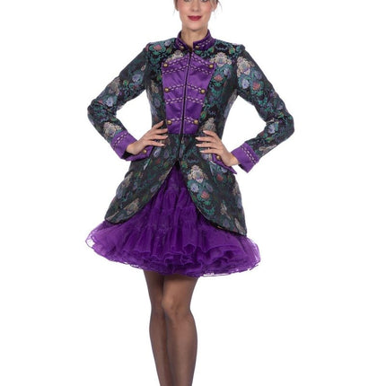 Groen Paarse Jas Dames van Wilbers & Wilbers koop je bij Partywinkel