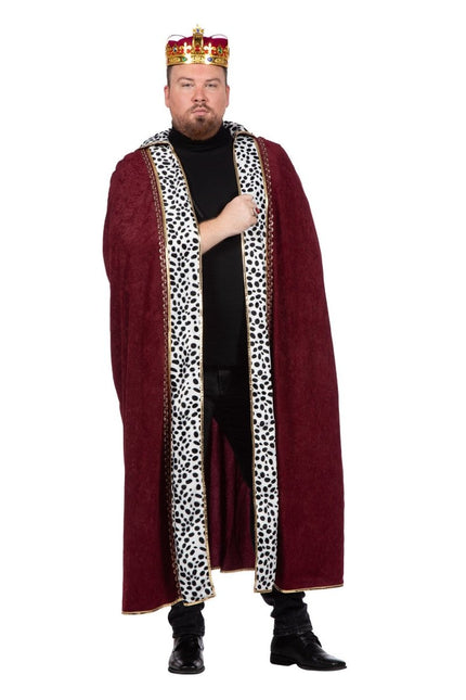 Koningsmantel Rood Heren Luxe van Wilbers & Wilbers koop je bij Partywinkel