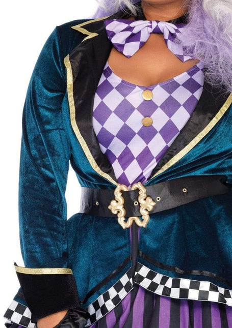 Mad Hatter Kostuum Paars Groen Dames Leg Avenue van Leg Avenue koop je bij Partywinkel