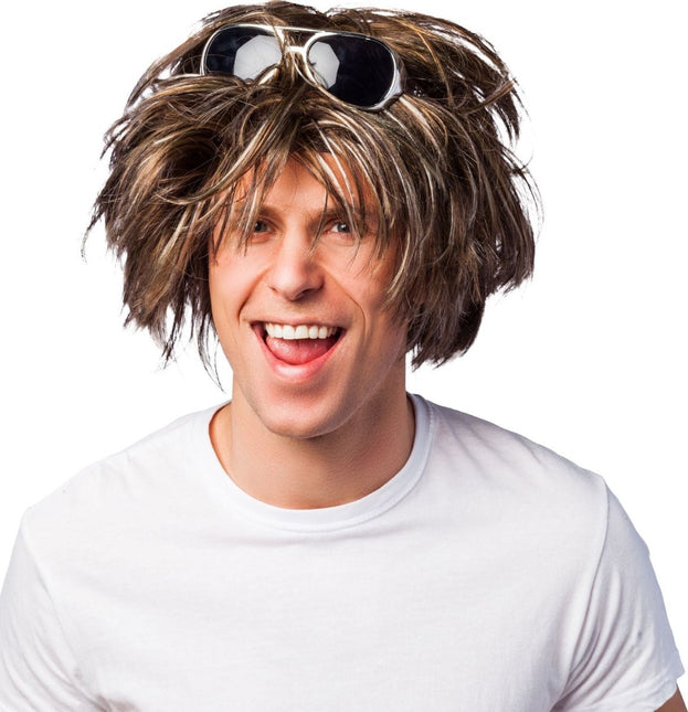 Mannenpruik warrige haardos van Orlob koop je bij Partywinkel