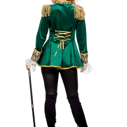 Markiezin Jas Groen Goud Dames van Wilbers & Wilbers koop je bij Partywinkel