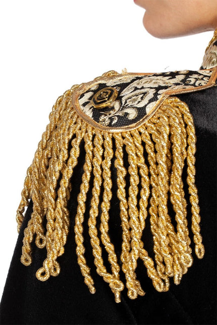 Markiezin Jas Zwart Goud Dames van Wilbers & Wilbers koop je bij Partywinkel