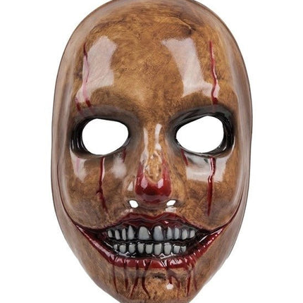 MASKER PSYCHO CLOWN - PLASTIC van Widmann koop je bij Partywinkel