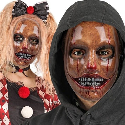MASKER PSYCHO CLOWN - PLASTIC van Widmann koop je bij Partywinkel