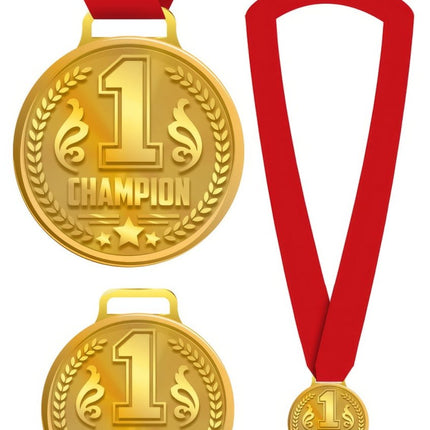 Medaille Kampioen van Fiestas Guirca koop je bij Partywinkel