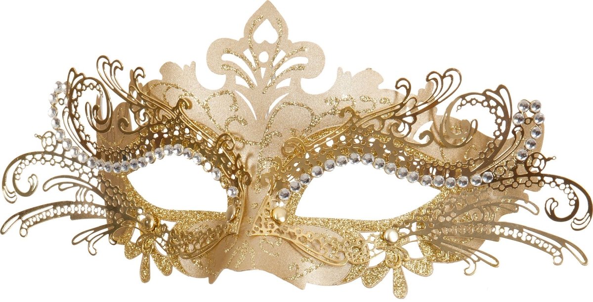 Metalen Masker – Goud van Orlob koop je bij Partywinkel