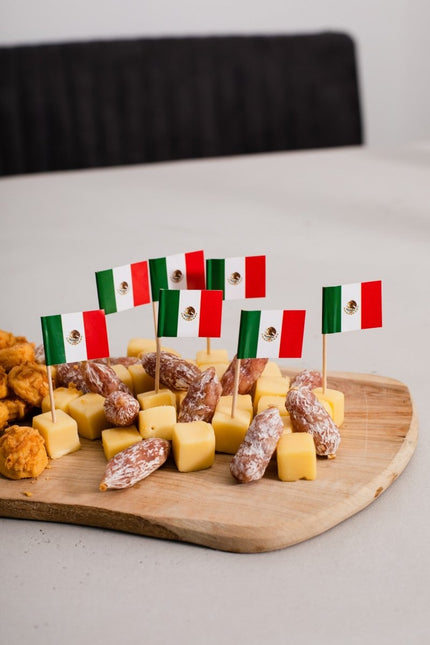 Mexico Cocktailprikkers Mexico 6cm 50st van WeFiesta koop je bij Partywinkel