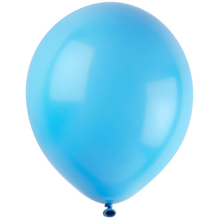 Lyseblå balloner, 30 cm, 50 stk.