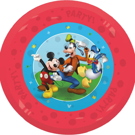 Mickey Mouse Borden Herbruikbaar 21cm 4st van Procos koop je bij Partywinkel