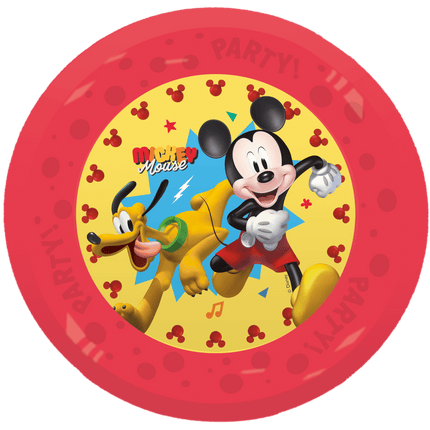 Mickey Mouse Borden Jump Into Fun Herbruikbaar 21cm 4st van Procos koop je bij Partywinkel