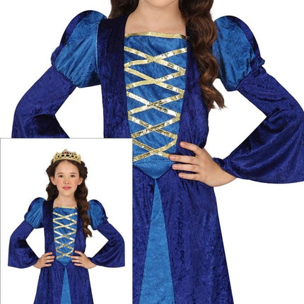 Midddeleeuwse Prinses Kostuum Blauw Meisje van Fiestas Guirca koop je bij Partywinkel