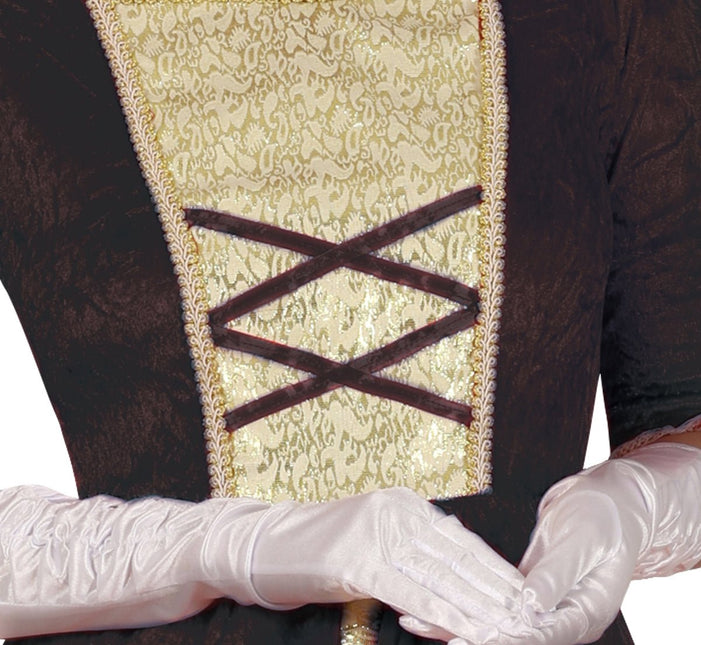 Middeleeuwen Jurk Bruin Dames van Fiestas Guirca koop je bij Partywinkel