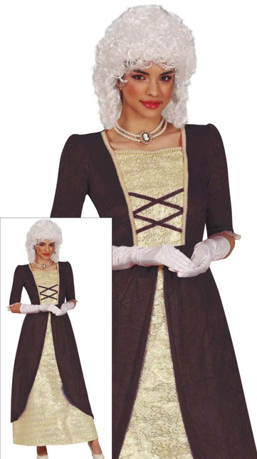 Middeleeuwen Jurk Bruin Dames van Fiestas Guirca koop je bij Partywinkel