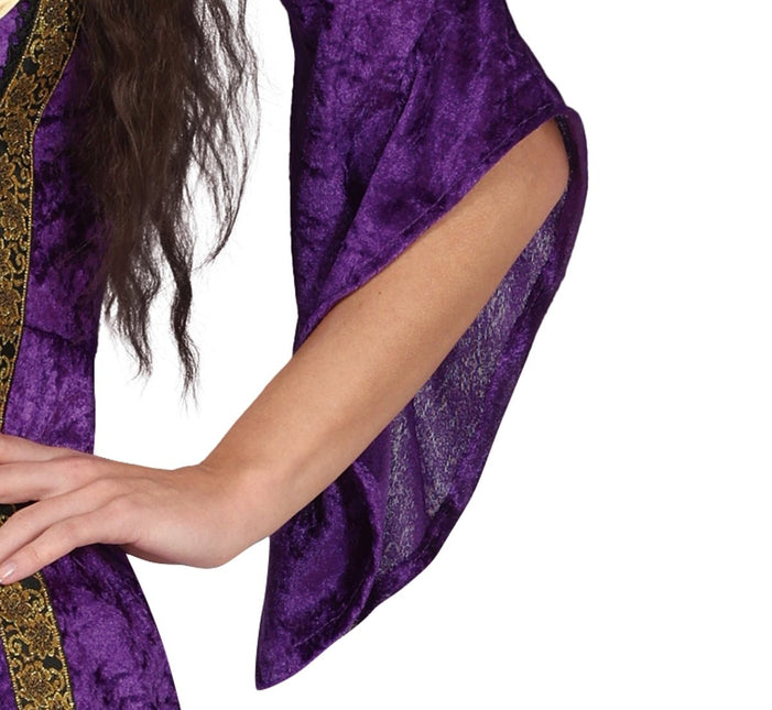 Middeleeuwen Jurk Paars Dames van Fiestas Guirca koop je bij Partywinkel