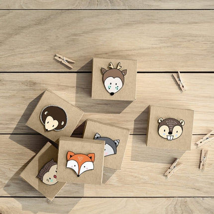 Mini Knijpers Hout 3cm 20st van Partydeco koop je bij Partywinkel