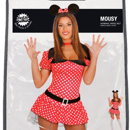 Minnie Mouse Kostuum Wit Rood Dames van Fiestas Guirca koop je bij Partywinkel