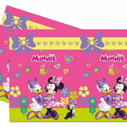 Minnie Mouse Tafelkleed Happy 1,8m van Procos koop je bij Partywinkel