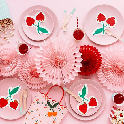 Mint Groene Popcorn Bakjes Goud Gestreept 12,5cm 6st van Partydeco koop je bij Partywinkel