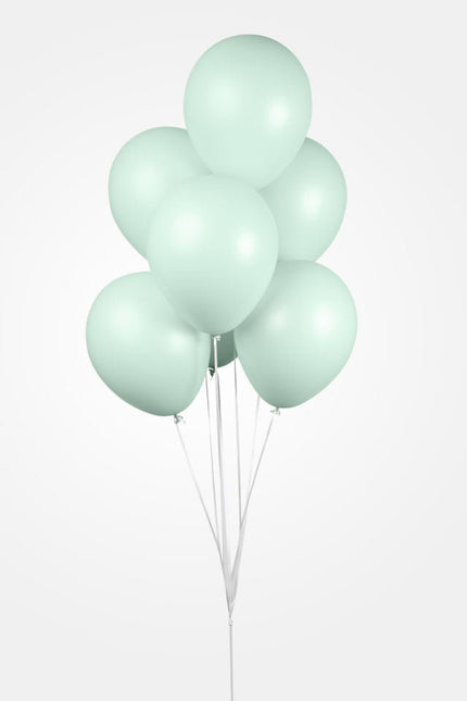 Mintgroene Ballonnen Pastel Macaron 30cm 25st van WeFiesta koop je bij Partywinkel