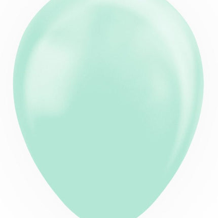 Mintgroene Ballonnen Pastel Macaron 30cm 25st van WeFiesta koop je bij Partywinkel