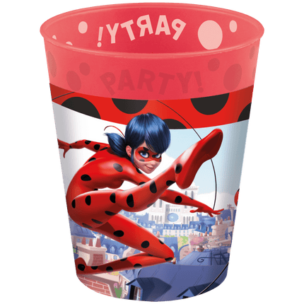 Miraculous Bekers Kunststof 250ml 4st van Procos koop je bij Partywinkel