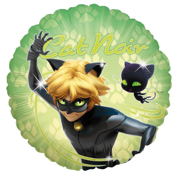 Miraculous Heliumballon Cat Noir (tom) 45 cm