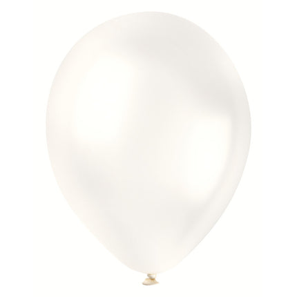 Hvide balloner, 30 cm, 50 stk.