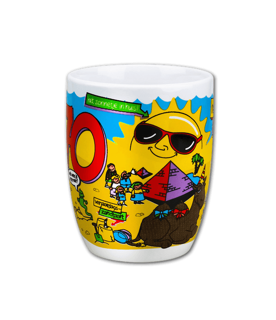 Mok 70 Jaar 12cm van Paper Dreams koop je bij Partywinkel