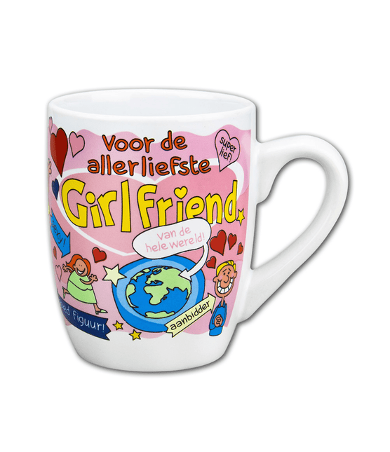 Mok Girlfriend 12cm van Paper Dreams koop je bij Partywinkel