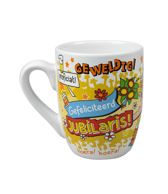 Mok Jubilaris van Paper Dreams koop je bij Partywinkel