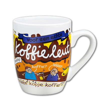 Mok Koffieleut 12cm van Paper Dreams koop je bij Partywinkel
