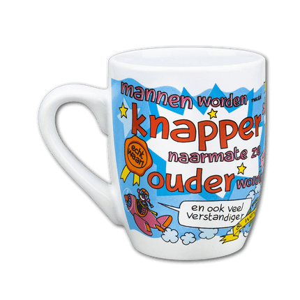 Mok Man 12cm van Paper Dreams koop je bij Partywinkel