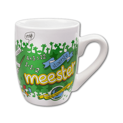 Mok Meester Stoer 12cm van Paper Dreams koop je bij Partywinkel