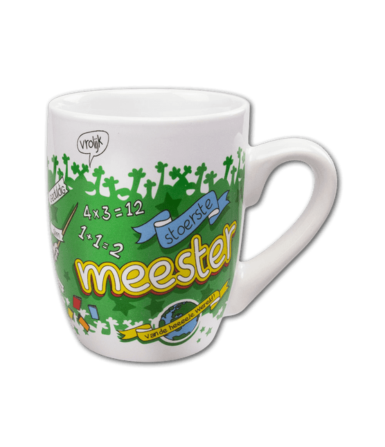 Mok Meester Stoer 12cm van Paper Dreams koop je bij Partywinkel