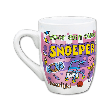 Mok Ouwe Snoeper 12cm van Paper Dreams koop je bij Partywinkel