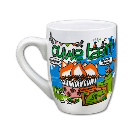 Mok Ouwe Taart 12cm van Paper Dreams koop je bij Partywinkel