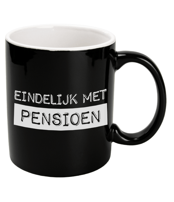 Mok Pensioen 8cm van Paper Dreams koop je bij Partywinkel