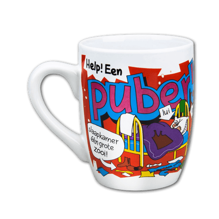 Mok Puber 12cm van Paper Dreams koop je bij Partywinkel