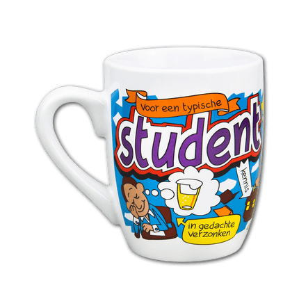 Mok Student 12cm van Paper Dreams koop je bij Partywinkel