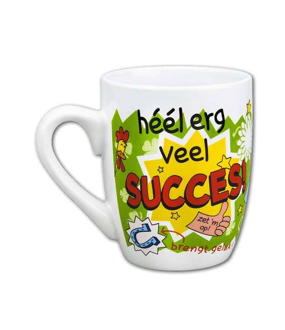 Mok Succes 12cm van Paper Dreams koop je bij Partywinkel