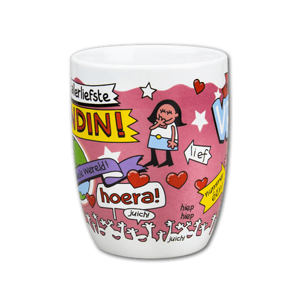 Mok Vriendin 12cm van Paper Dreams koop je bij Partywinkel