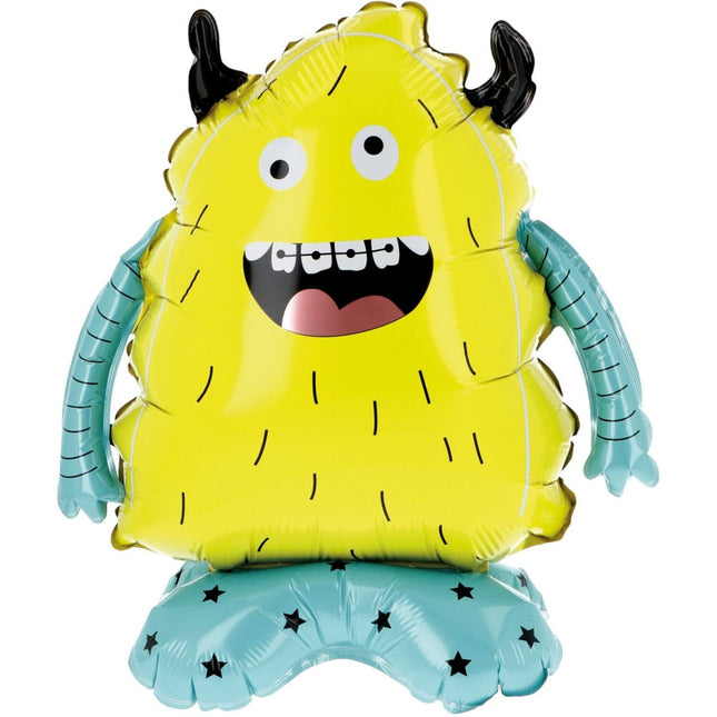 Monster Helium Ballon Met Standaard Leeg 40cm 4st van Folat koop je bij Partywinkel