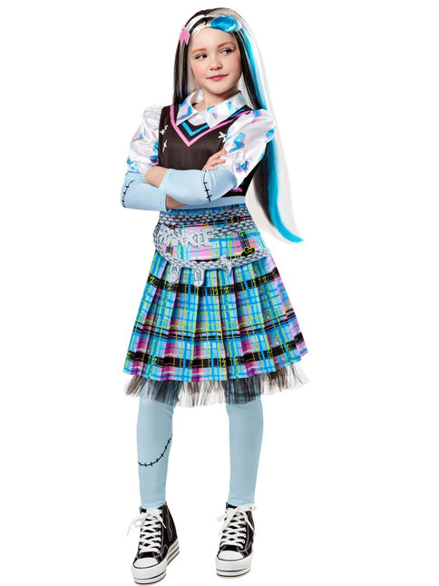 Monster High Kostuum Frankie Stein Deluxe van Rubies koop je bij Partywinkel