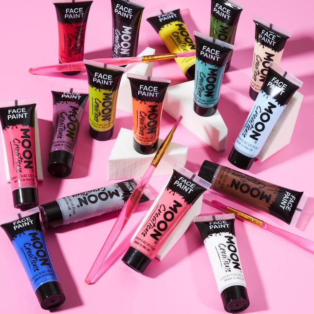 Moon Creations Face Paint Red 12ml van Moon Creations koop je bij Partywinkel