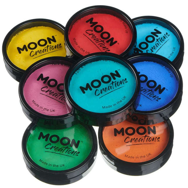 Moon Creations Pro Face Paint Bright Yellow 36g van Moon Creations koop je bij Partywinkel